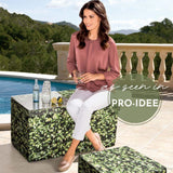 Outdoor Sitzbank Hainbuche mit Tablett