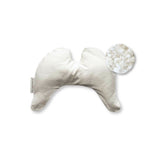Relax Travel Wings Pillow Organic Cotton Satin - with Sheep Wool Inlay