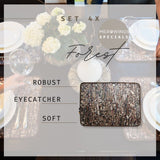 SPECIAL SET OFFER | 4x Forest Bark Placemat - Rectangular