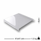 Viereckiger Tischaufsatz Tray Square 41 cm