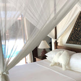 Flügelkissen Schlafkissen Grace Baumwollsatin Weiß - mit Memory-Schaumflocken Innenkissen