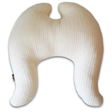 Classic Wings Pillow Cover Cashmere-Mix - Fine Cable Knit, Cream