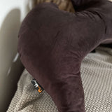 Flügelkissen Joy Dunkelbraun