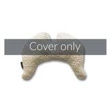 Flügelkissen Ersatzbezug Relax Travel Bio Baumwoll Plüsch