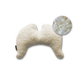 Flügelkissen Relax Travel Bio Baumwollplüsch mit Schafschurwolle Innenkissen