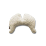 Flügelkissen Relax Travel Bio Baumwollplüsch mit Schafschurwolle Innenkissen