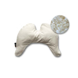 Relax Travel Wings Pillow Organic Cotton Satin - with Sheep Wool Inlay