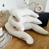 Flügelkissen Joy Bio-Baumwolle Strick Creme