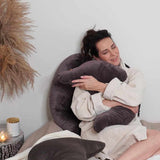 Grace Wings Pillow Taupe