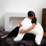 Flügelkissen Classic Naboa - Kunstpelz, Cremeweiß | Bestseller