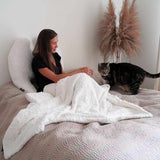 Flügelkissen Classic Naboa - Kunstpelz, Cremeweiß | Bestseller