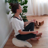 Grace Wings Pillow Organic Cotton Plush - with Stone Pine & Spelt Inlay