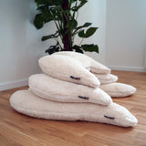 Classic Wings Pillow Organic Cotton Plush - with Sheep Wool Inlay