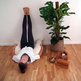 Flügelkissen Classic Bio Baumwoll Plüsch - mit Zirbenholz & Dinkelspelz Innenkissen