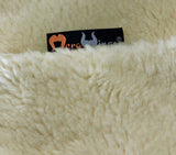 Flügelkissen Joy Bio Baumwoll Plüsch - mit normalem Innenkissen