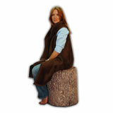 Short Wearable Blanket Brown