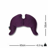 Travel Wings Pillow Amethyst