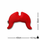 Flügelkissen Travel Rot