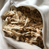 Flügelkissen Classic Bio Baumwoll Plüsch - mit Zirbenholz & Dinkelspelz Innenkissen