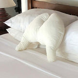 *NEW* Grace Wings Sleeping Pillow Cover Satin Cotton White