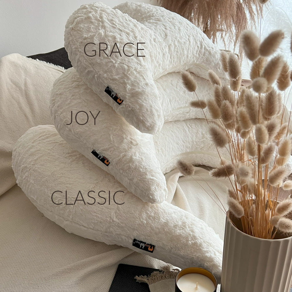 Joy Wings Pillow Naboa - Faux Fur, Cream-White | Bestseller