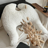 Classic Wings Pillow Naboa - Faux Fur, Cream-White | Bestseller | Special Offer