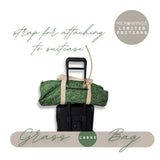 Gras-Log-Utility-Tasche für den Alltag, Sport & Yoga | Large