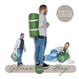 Gras-Log-Utility-Tasche für den Alltag, Sport & Yoga | Large