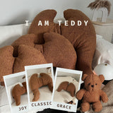 Neu* Grace Flügelkissen Nougat Teddy | Limitierte Auflage
