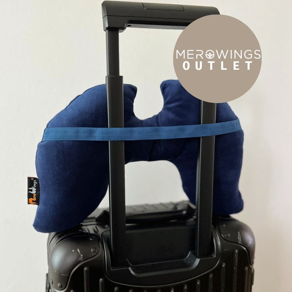 Flügelkissen Smart Travel Blau| Einzelstück | mit Gummiband | ohne Clip