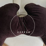 JOY Wings Pillow Brown- Version with small zipper