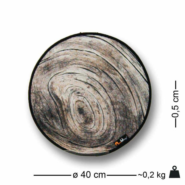 Ash Annual Ring Placemat - round