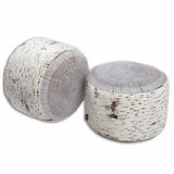 Baumstumpf Pouf Birch