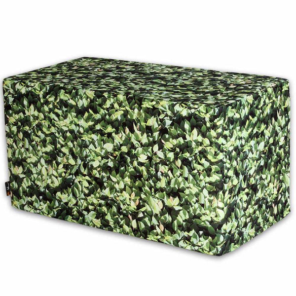 Hornbeam Square Bench Ottoman Outdoor with Tray