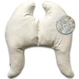 Classic Wings Pillow Organic Cotton Satin - with Sheep Wool Inlay