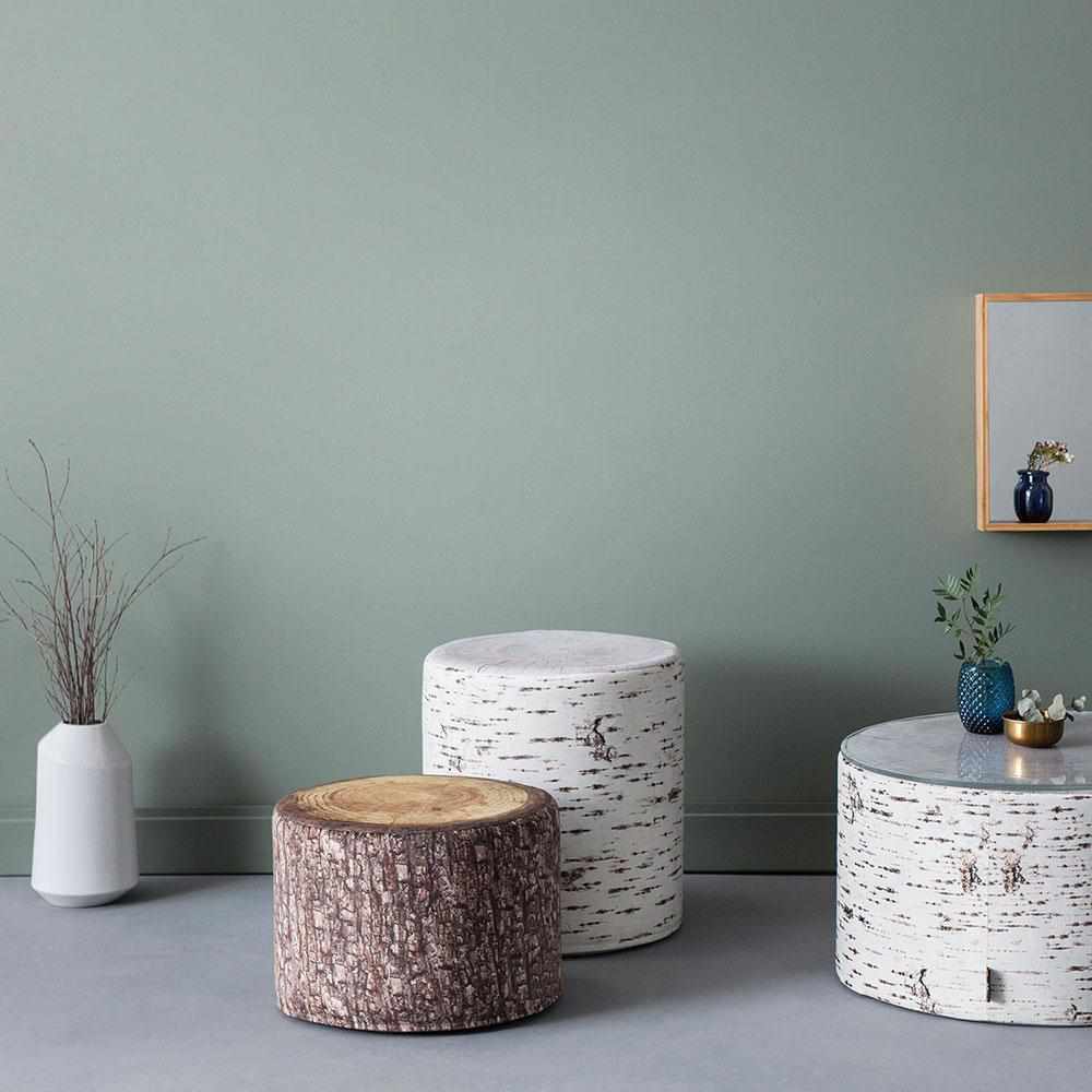 Tree stump ottomans & poufs | MeroWings – MeroWings Int. GmbH & Co. KG