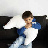 New* Grace Wings Pillow Almond Bouclé | Limited Edition