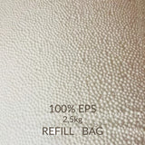 EPS beads Refill for Stump/ Trunk/ Lounger/ Beanbag  and all other Beanbags -- 2,5kg