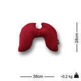 Smart Travel Wings Pillow Red