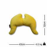 Travel Wings Pillow Tweet-Yellow